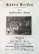 Kritische Karl Philipp Moritz Ausgabe [Critical Edition of the Works of Karl Philipp Moritz]
